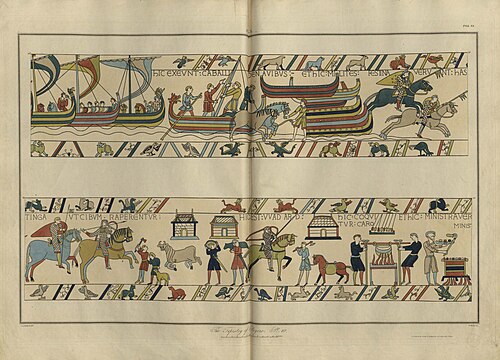 Stothard Bayeux 41 42 Plate 10