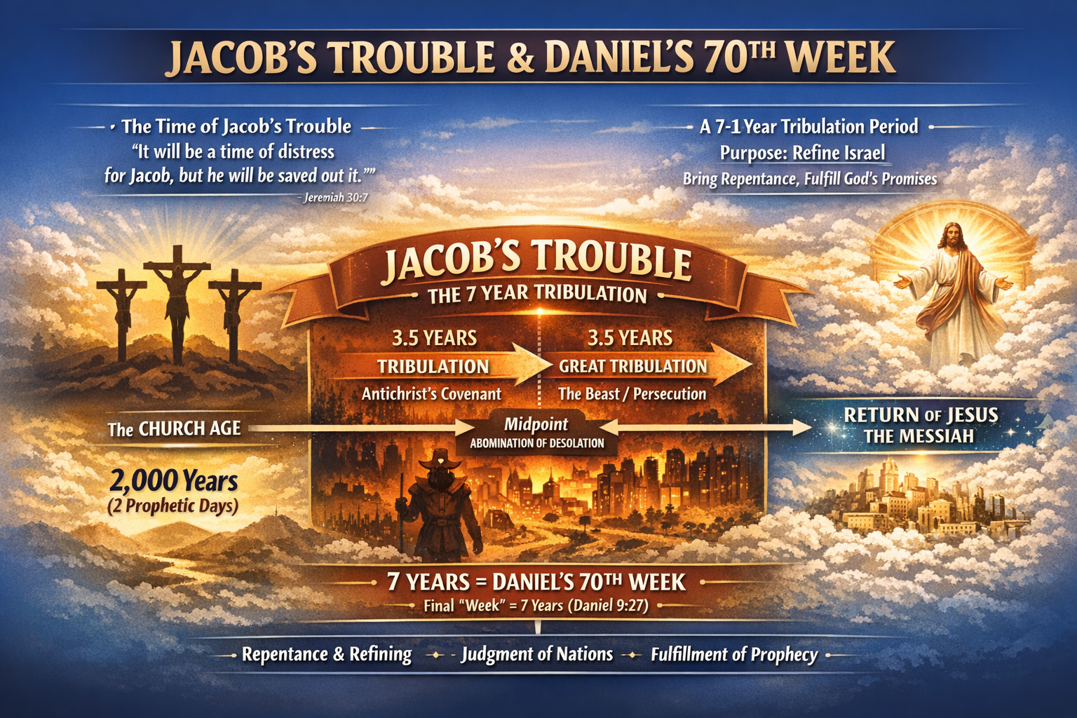 Jacob's Troubles & Daniel's 70th Week - A Conversation With AI Part Five